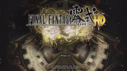 Final Fantasy Type-0 HD Title Screen